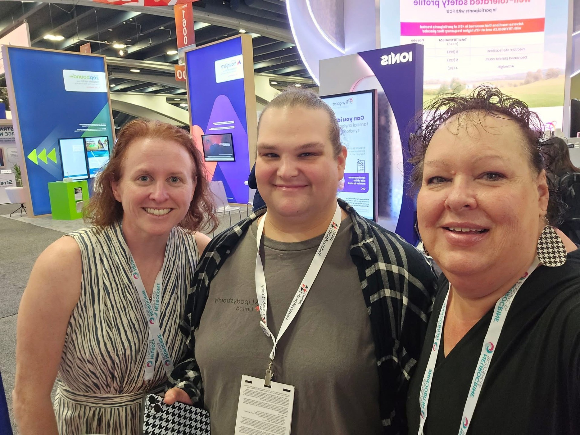 Lipodystrophy United advocates at a conference